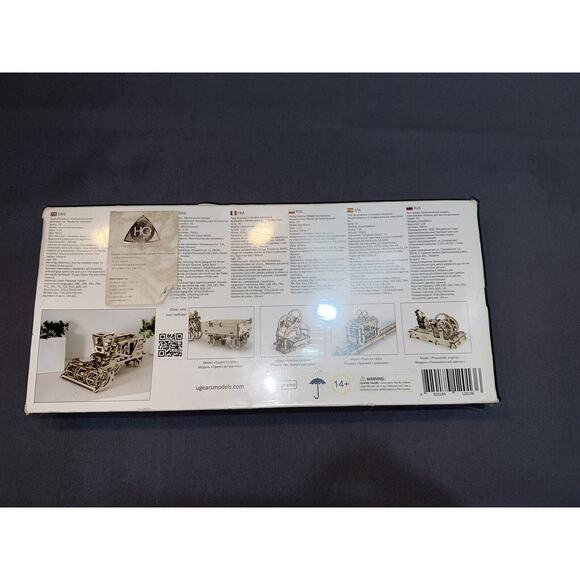 Ugears Combine Harvester Mechanical Model 3D Puzzle Building Kit Set NEW Sealed - Picture 7 of 8